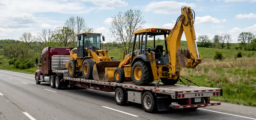 Loader and Backhoe Tractors Transport New Jersey